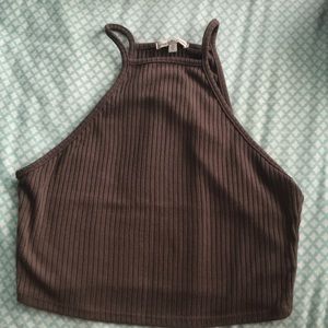 3/$15 Olive green ribbed crop top